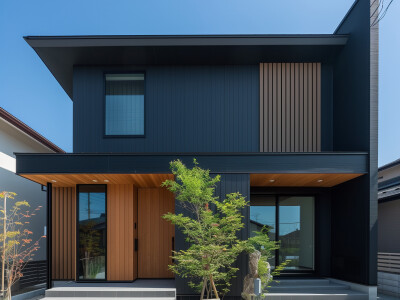 日本のモダンな戸建住宅